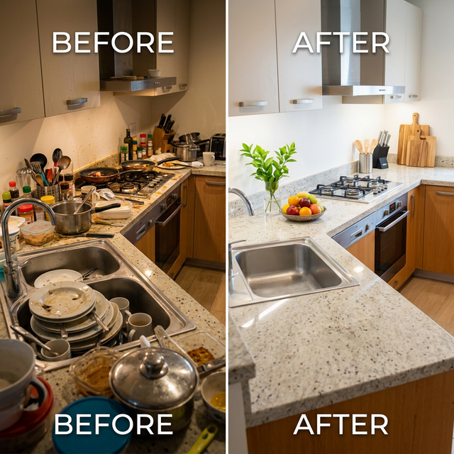 Kitchen Before After